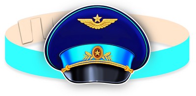 МА-9744 Маска-ободок. Фуражка летчика (К 75-летию Великой Победы!)