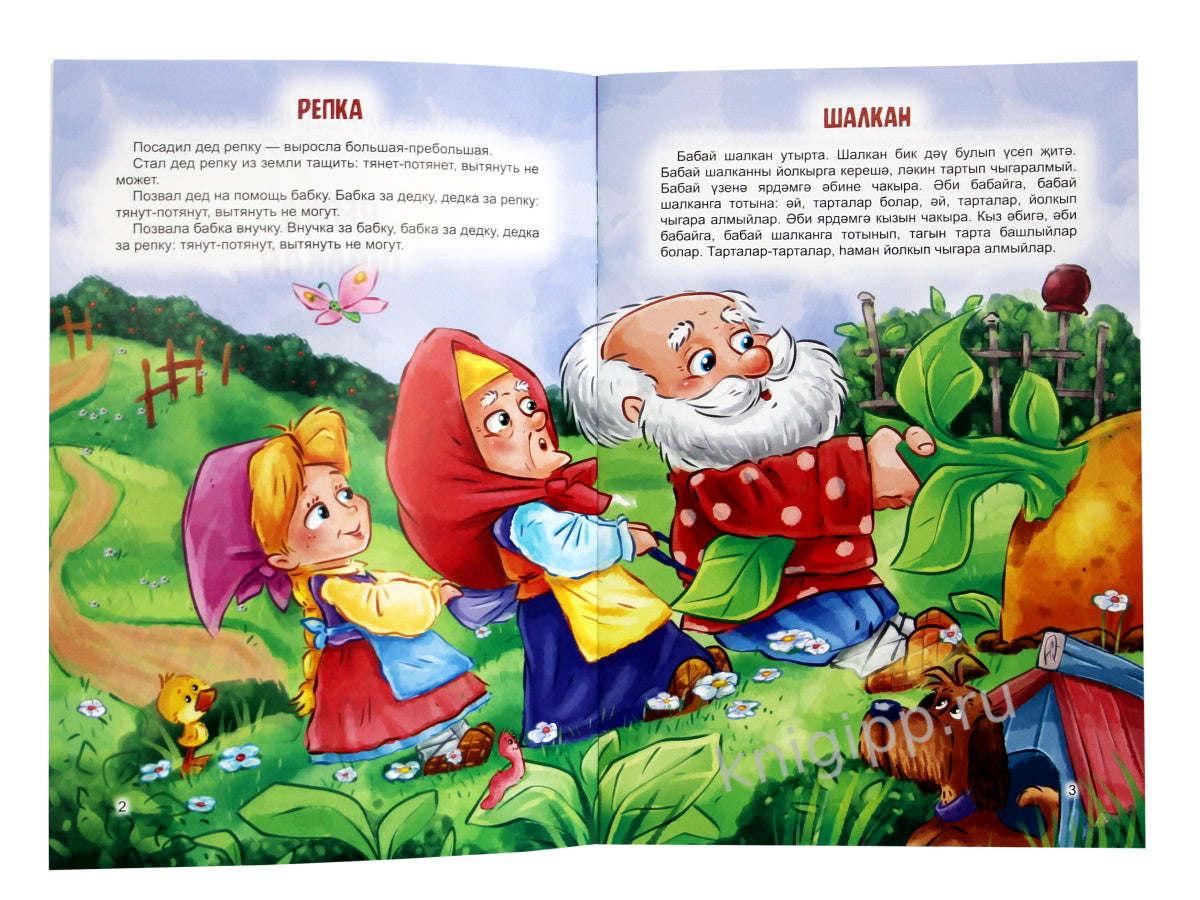 КНИГИ НА ТАТАРСКОМ. Шалкан. Хәйләкәр төлке һәм бүре