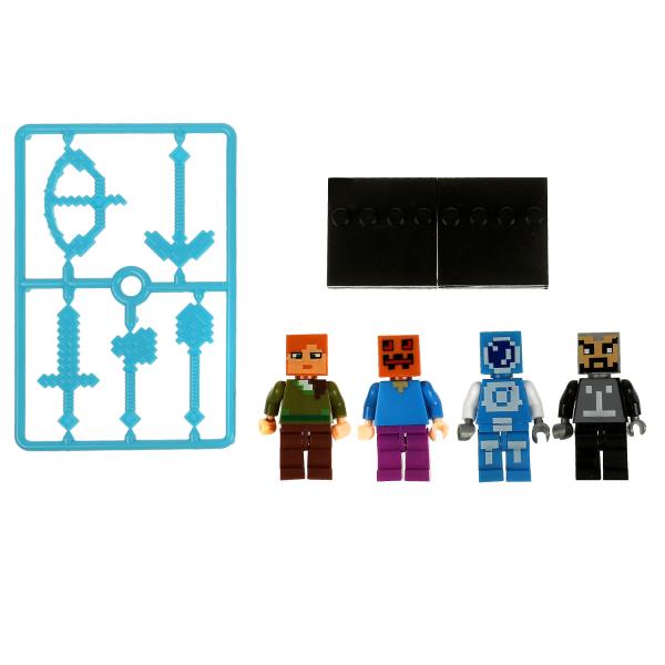 18027-ZH Конструктор фигурки мой мир -4 шт. МАСТЕР в кор.2*120шт