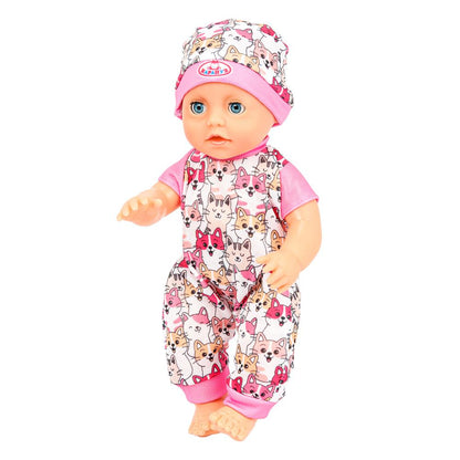 Пупс озвучивает 25см, Шаинский музыка пьет, пишет, закр. глазки, 4акс, 100 фраз КАРАПУЗ в кор.24шт