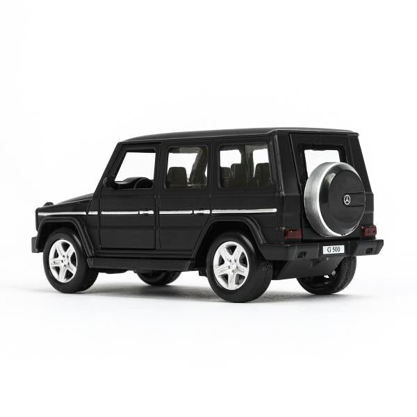Машина металл MERCEDES-BENZ G-CLASS МАТОВЫЙ 12 см, двер, багаж, черный, кор. Технопарк в кор.2*36шт