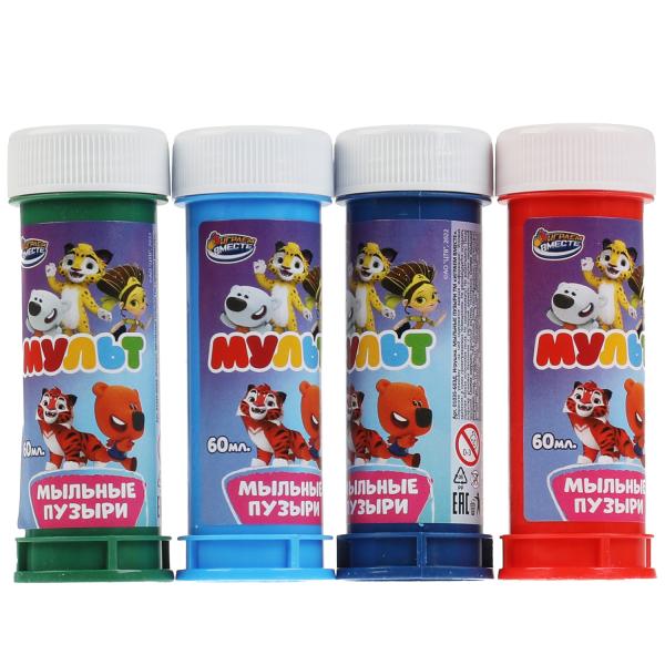 Мыльные пузыри МУЛЬТ 60мл ИГРАЕМ ВМЕСТЕ уп-36шт в кор.6уп