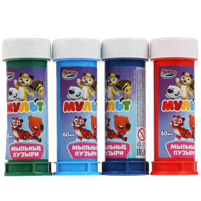 Мыльные пузыри МУЛЬТ 60мл ИГРАЕМ ВМЕСТЕ уп-36шт в кор.6уп