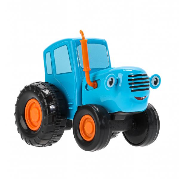 Машина металл СИНИЙ ТРАКТОР синий трактор длина 7,5 см, синий, блист. Технопарк в кор.2*60шт