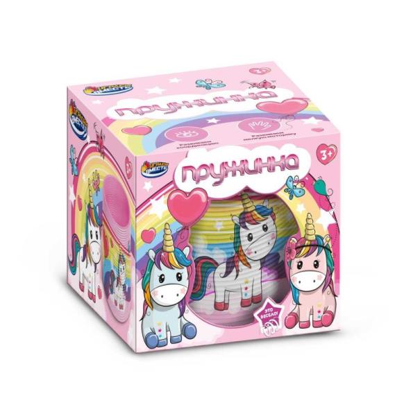 2108Z053-R34 (360) Игровая пружинка единороги, кор.8*7*8см ИГРАЕМ ВМЕСТЕ в кор.2*180шт