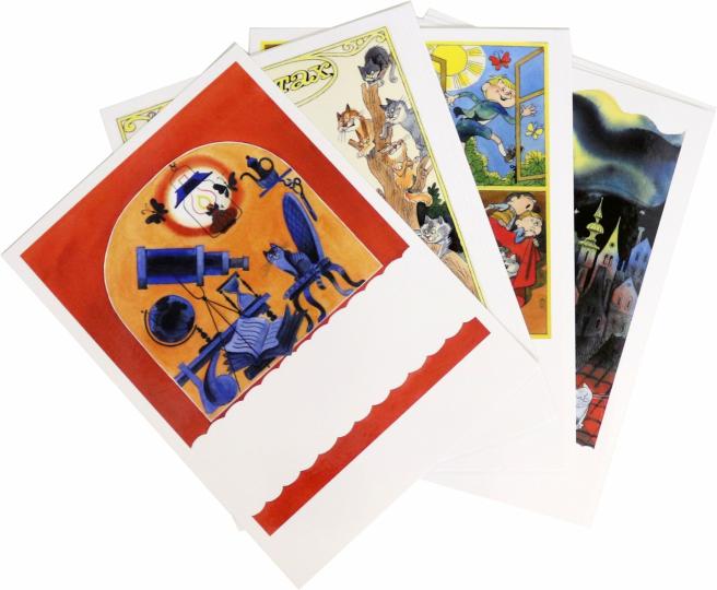 27 веселых котов Виктора Чижикова. Набор открыток (7188)