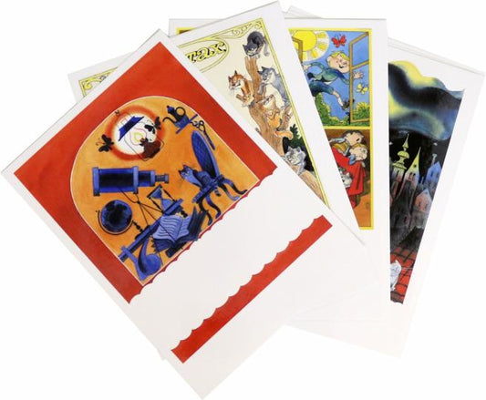 27 веселых котов Виктора Чижикова. Набор открыток (7188)