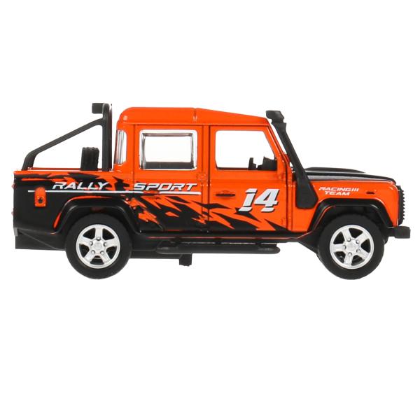 Machine en métal LAND ROVER DEFENDER PICKUP SAV 12 cm, double, sac, cor. Parc technologique dans le cor.2*36шт
