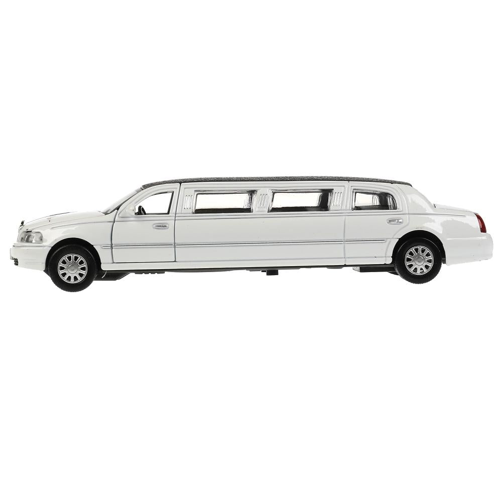 LIMO80208-18SL-MIX 313421 Машина металл свет-звук ЛИМУЗИН 18 см, двери, капот, инерц, ассорт, кор.