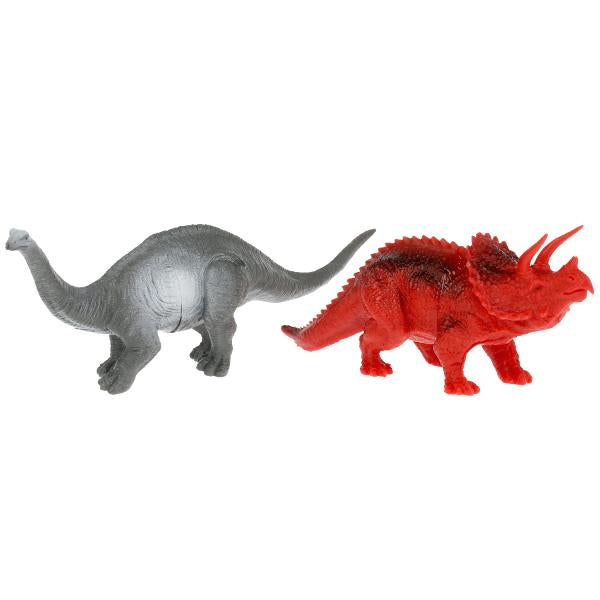 Игрушка пластизоль динозавры 4шт в упаковке. (рус. уп.) Играем вместе в кор.2*60наб