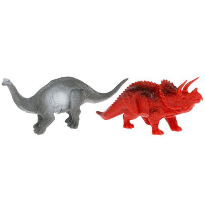 Игрушка пластизоль динозавры 4шт в упаковке. (рус. уп.) Играем вместе в кор.2*60наб