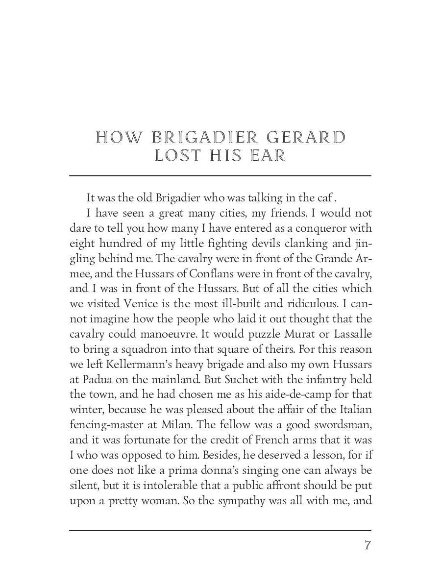 The Adventures of Gerard = Приключения бригадира Жерара: на англ.яз