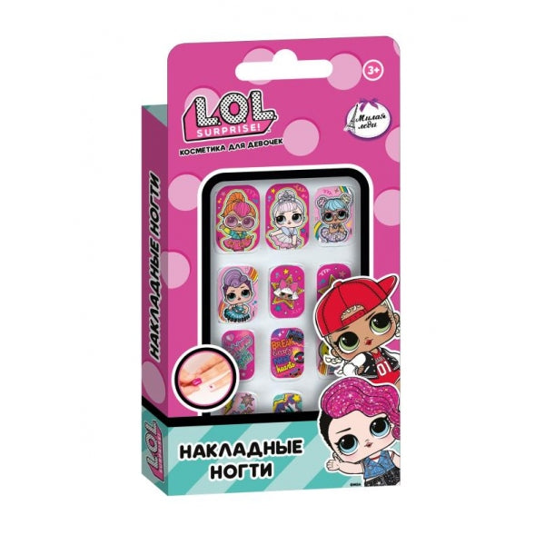 Накладные ногти ЛОЛ в коробке МИЛАЯ ЛЕДИ в кор.60*12шт