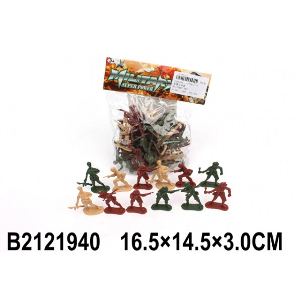 Наборы солдатиков в упаковке. в кор.4*144шт