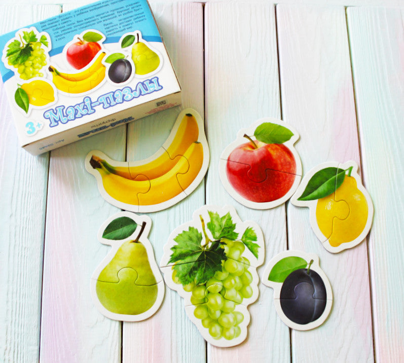 Пазлы-макси ДК "Фрукты", 15 элементов