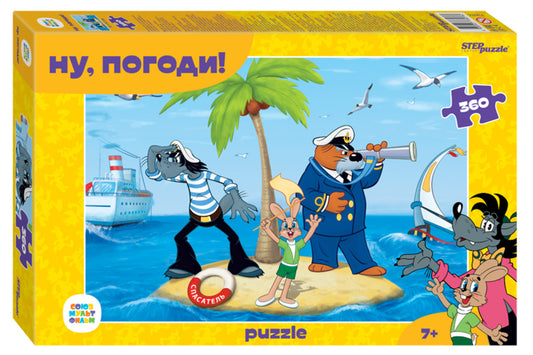 Степ. Пазл 360 Союзмультфильм арт.73076 "Ну, Погоди!" /12