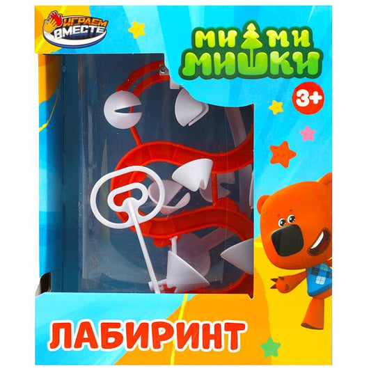 Логическая игра лабиринт Ми-ми-мишки кор.15*18,5*9см ИГРАЕМ ВМЕСТЕ в кор.2*36шт