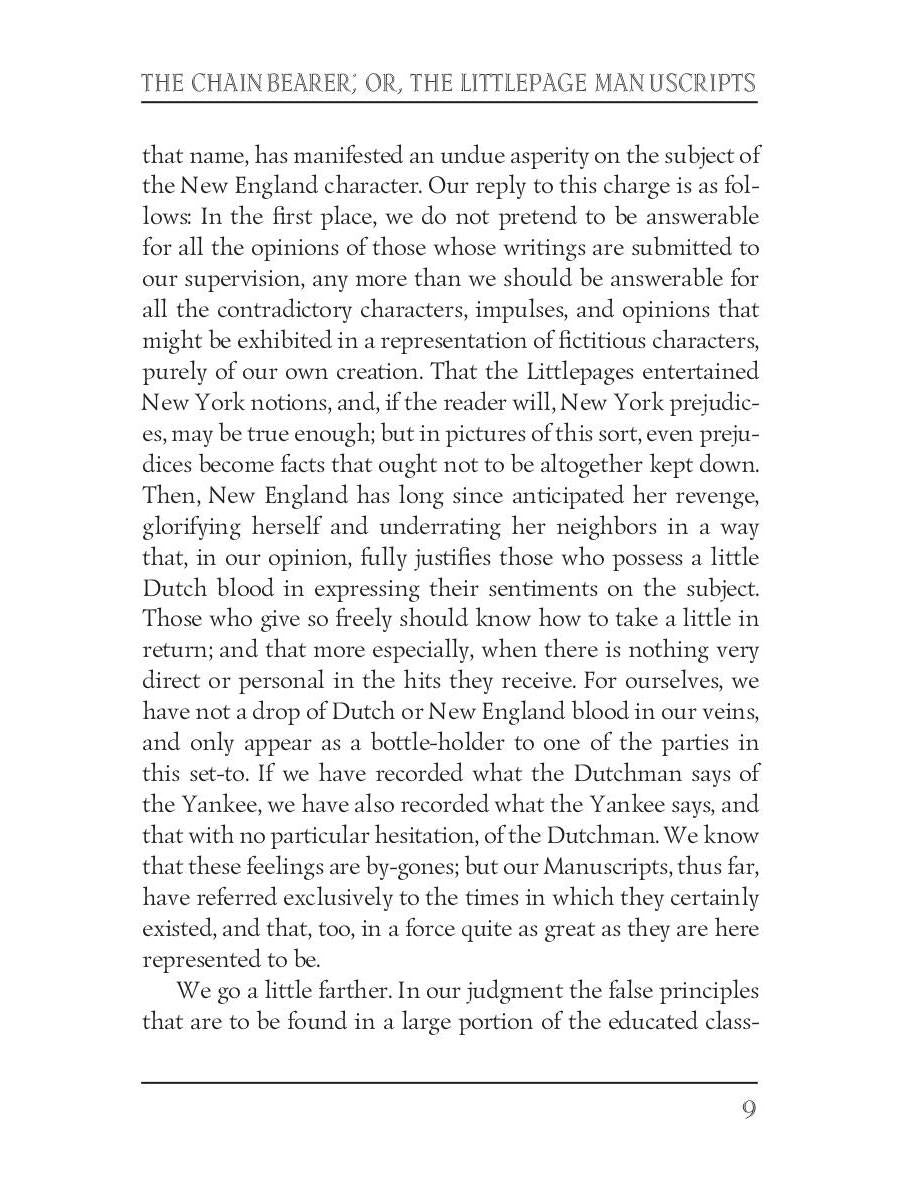 The Chainbearer; or, The Littlepage Manuscripts = Землемер: кн. на англ.яз