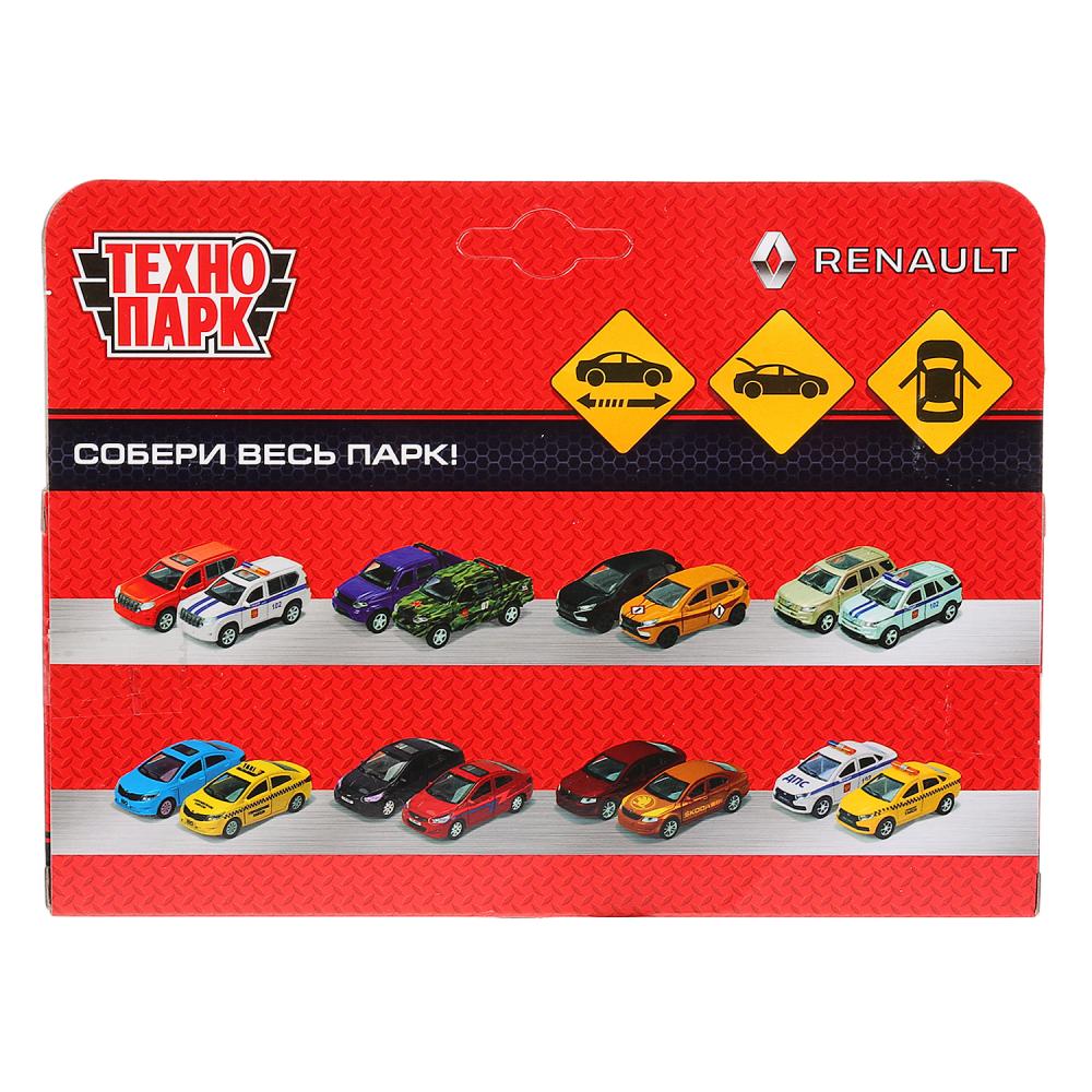 Машина металл RENAULT KOLEOS, 12см, открыв. двери, инерц, серебристый, в кор. Технопарк в кор.2*36шт