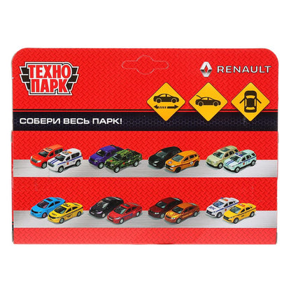 Машина металл RENAULT KOLEOS, 12см, открыв. двери, инерц, серебристый, в кор. Технопарк в кор.2*36шт