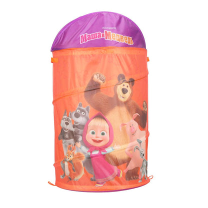 Корзина для игрушек Маша и Медведь 43*60см ИГРАЕМ ВМЕСТЕ в кор.24шт