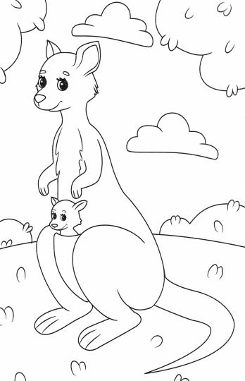 МОЯ РАСКРАСКА А4 чёрная. В ЗООПАРКЕ