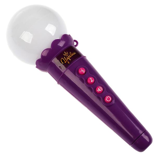 Умка. Микрофон со светом "Царевны" 30 песен,фраз,звуков, блист., бат., арт.HT569-R5