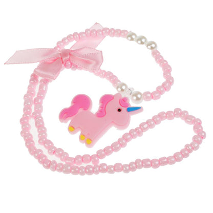 Акс-ры д/девочек СКАЗОЧНЫЙ ПАТРУЛЬ бижутерия (braslet+бусы) единорог МИЛАЯ ЛЕДИ уп-10шт в cor.100up