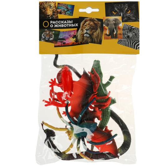 Пластизоль гады 6 шт. в пак. ИГРАЕМ ВМЕСТЕ в кор.4*36шт