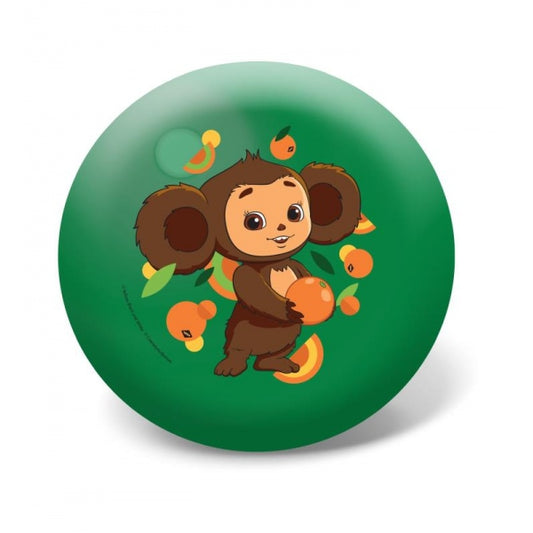 АД-9(ЧЕ) (144) Мяч пвх 23 см Чебурашка с наклейкой, в сетке ИГРАЕМ ВМЕСТЕ в кор.144шт