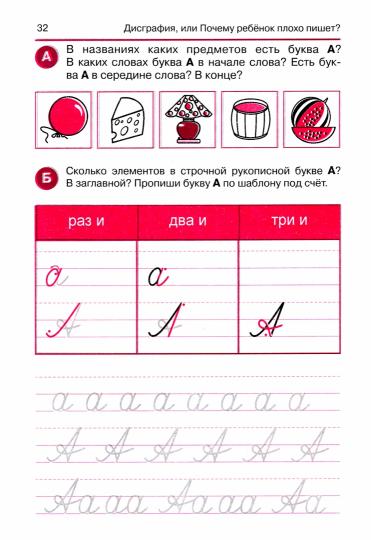 Дисграфия,или Почему ребенок плохо пишет? дп