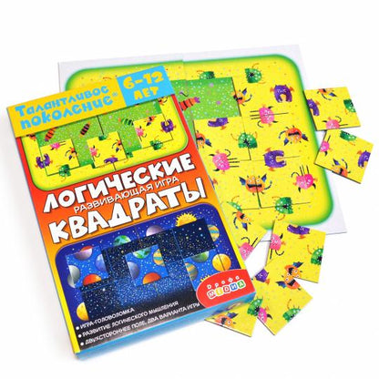 Игра настольная Дрофа-Медиа Талантливое поколение Логические квадраты