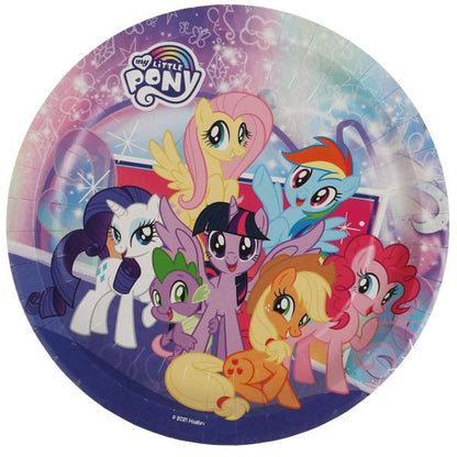Тарелки бумажные МОЙ МАЛЕНЬКИЙ ПОНИ 6 шт, 23 см, Товары для праздника в кор.72наб