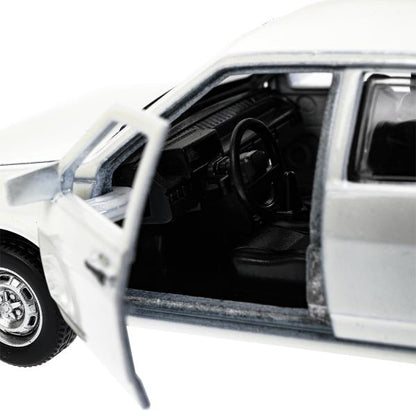 Машина металл Ваз-2109 "СПУТНИК" 12 см, двери, багажник, инер,белый, кор. Технопарк в кор.2*36шт