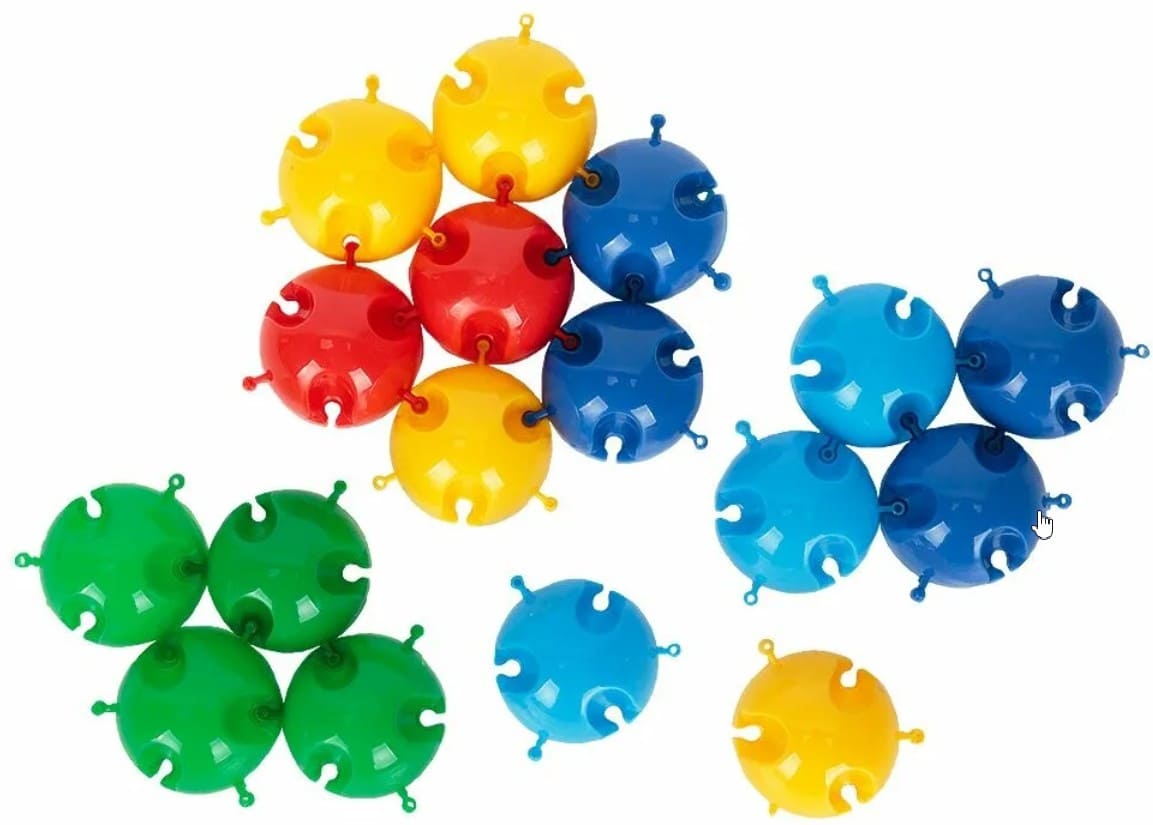 01537 Мозаика настольная 90 элементов, d 35мм