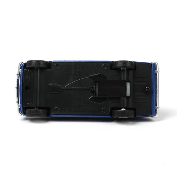 Машина металл ваз-2102 12 см, двери, багажник, инер,синий, кор. Технопарк в кор.2*36шт