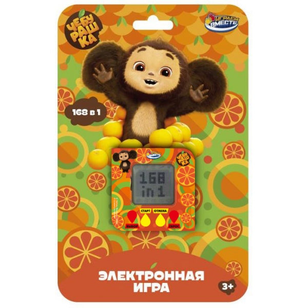 Электронная логическая игра Чебурашка блист.12*17*2см ИГРАЕМ ВМЕСТЕ в кор.2*144шт