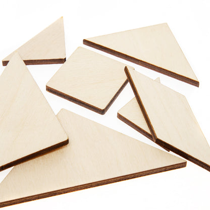 Игра-головоломка деревянная "Танграм" (большая)