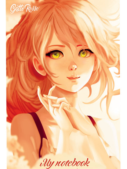 Gatto Rosso. Блокнот в клетку My notebook. ЧУВСТВЕННОСТЬ