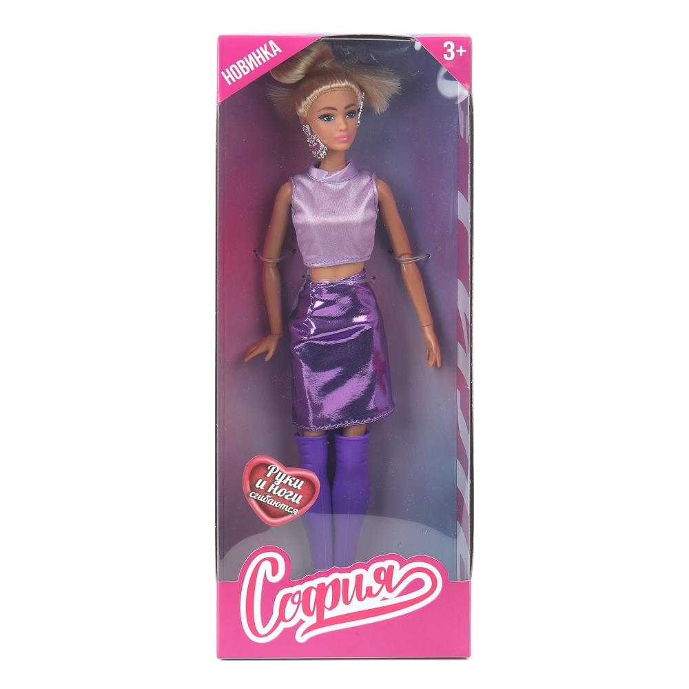 Кукла 29см София, руки и ноги сгиб., кор. КАРАПУЗ в кор.24шт