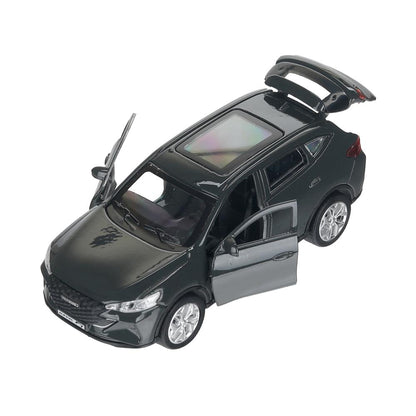 Машина металл haval f7 длина 12 см, инерц, двери, багаж, темно-серый, в кор. Технопарк в кор.2*36шт