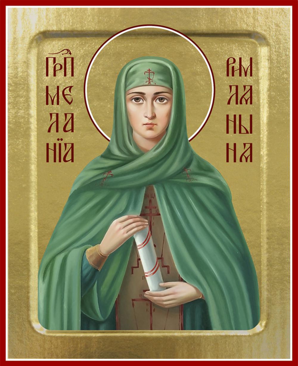 Икона Мелании Римляныни, преподобной (на дереве): 125 х 160