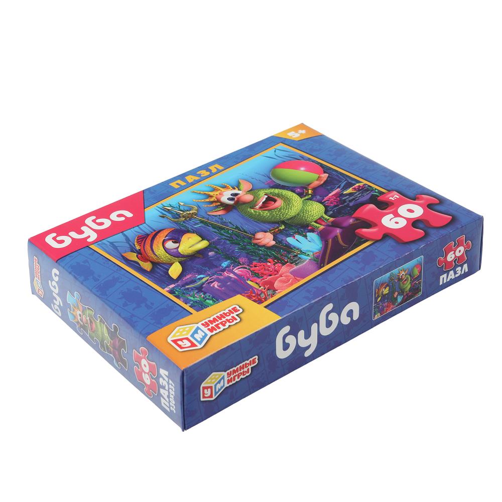 Буба. Пазлы классические в коробке. 60 деталей. 190х141х35 мм. Умные игры в кор.24шт