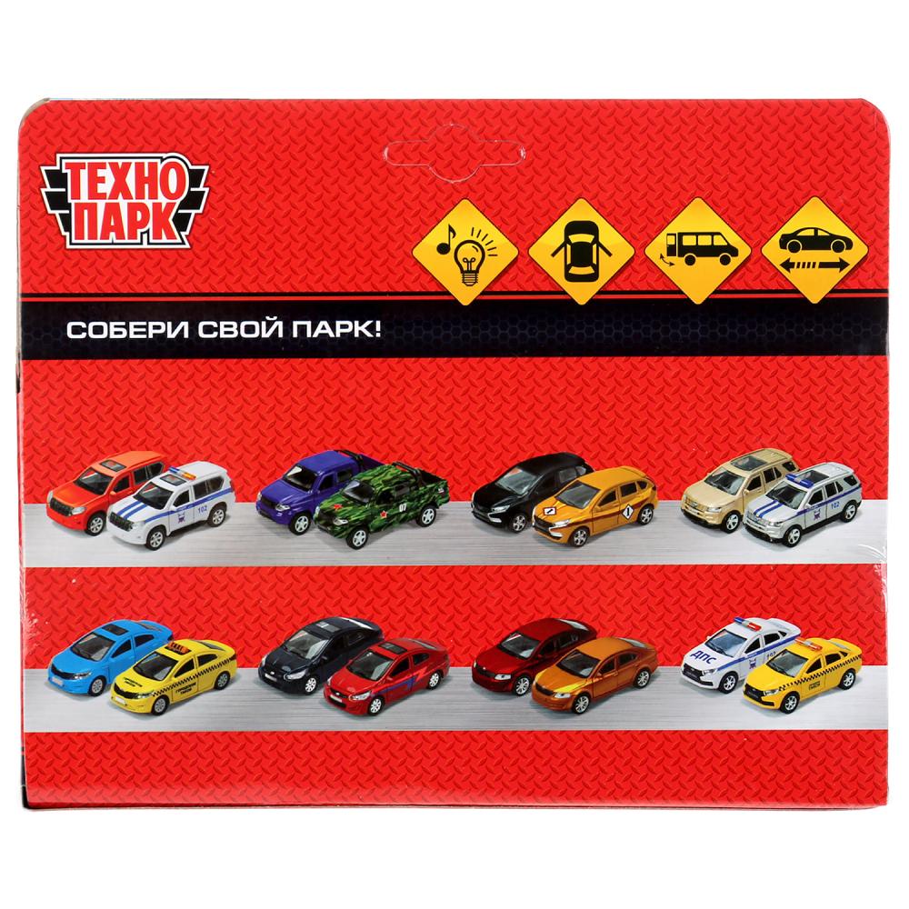 Машина металл свет-звук "mercedes-Benz sprinter реанимация" 14см,инерц. в кор. Технопарк в кор2*32шт