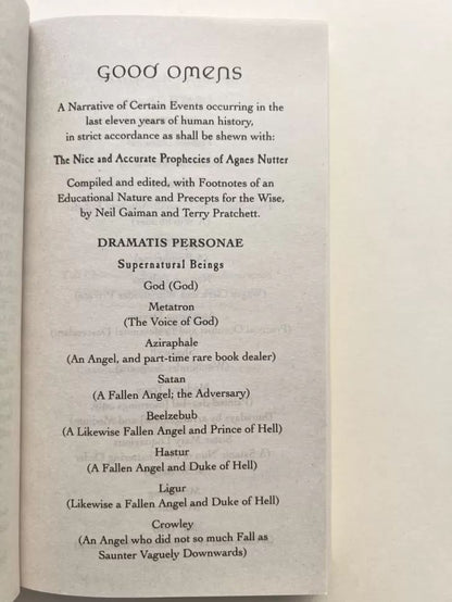 Good Omens (Благие знамения)
