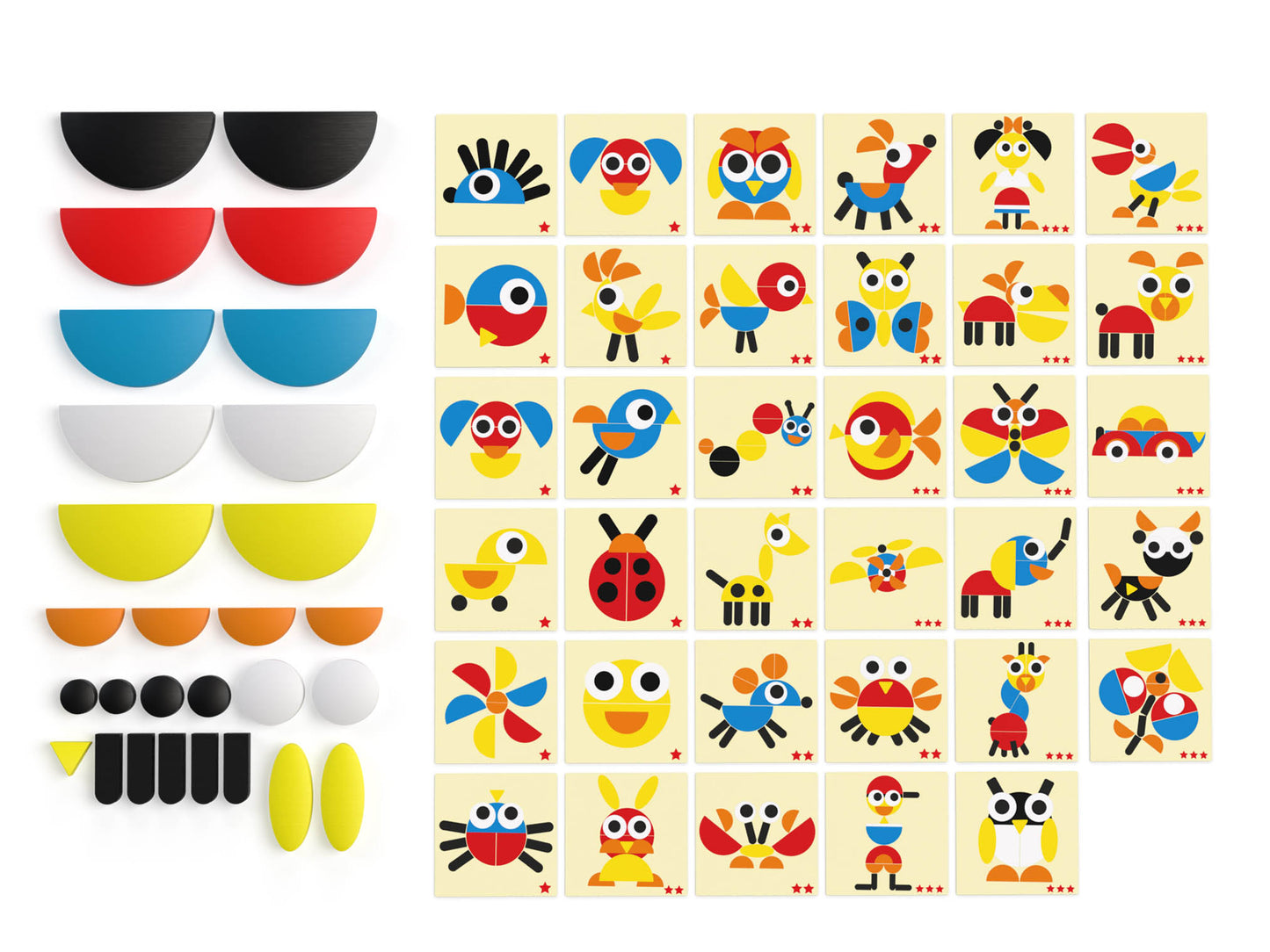 Пазл деревянный 29 эл Baby Toys Wood (35 картинок)