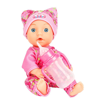 Пупс неозвуч 15см, пьет, писает, 2акс КАРАПУЗ в кор.84шт