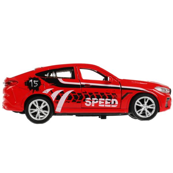 Machine en métal BMW X6 SPOT pour 12 cm, double, batterie, inertie, crasse, cor. Parc technologique dans le cor.2*36шт