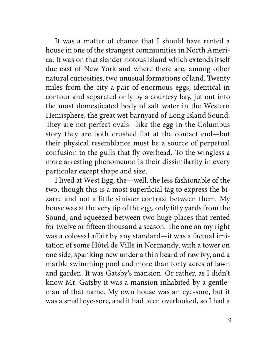 The Great Gatsby: роман на анг.яз