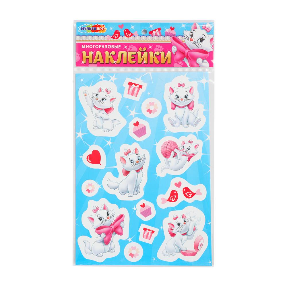 Наклейки бумажные, а5, кошечка мари МУЛЬТИ АРТ в кор.500шт
